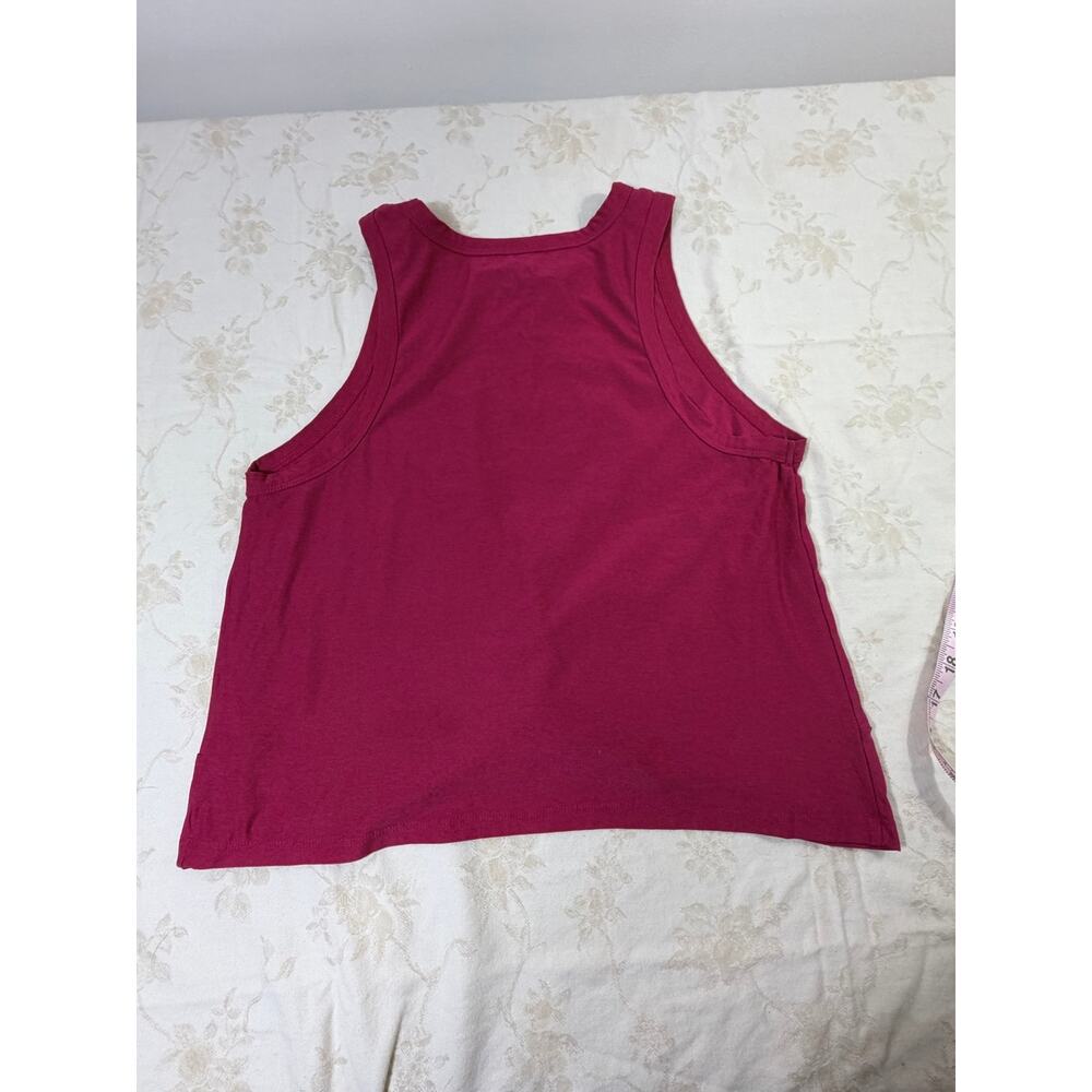 Old Navy Active Womens Burgundy Twist Back Sleeveless Tank Top